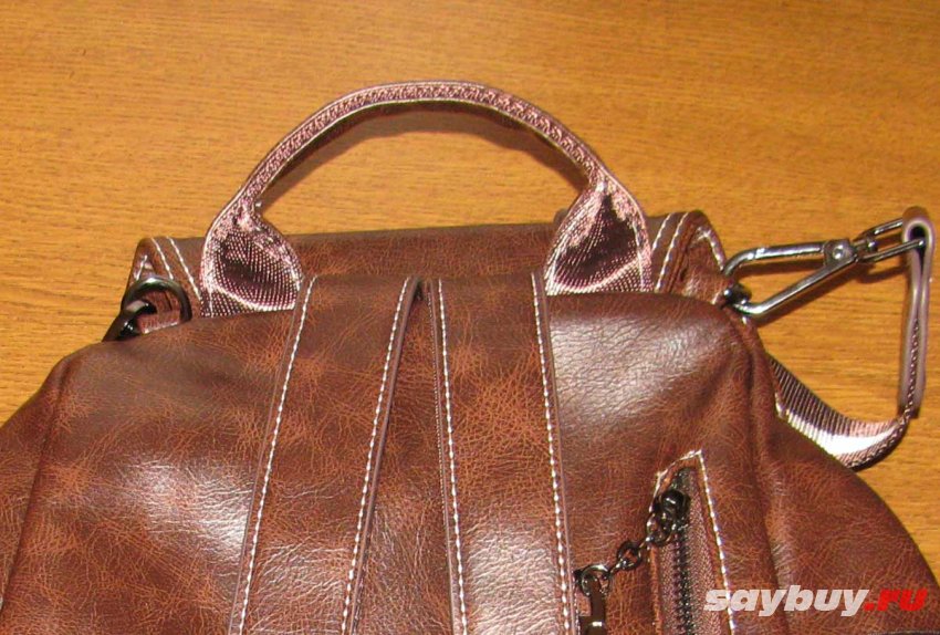 Женский рюкзак из магазина Pomelos качество кожи