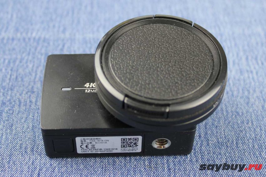 Адаптер + УФ фильтр, 52 мм + крышка объектива, камера Yi 4K