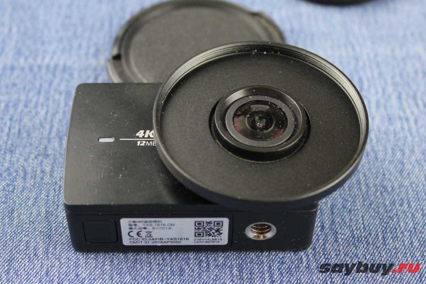 Адаптер для светофильтра 52 мм на объективе экшн-камеры Yi 4K